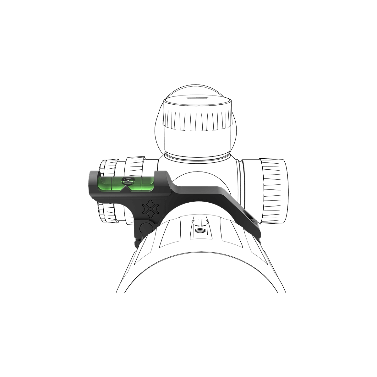 30 mm pomaknuta libela za puškohvat