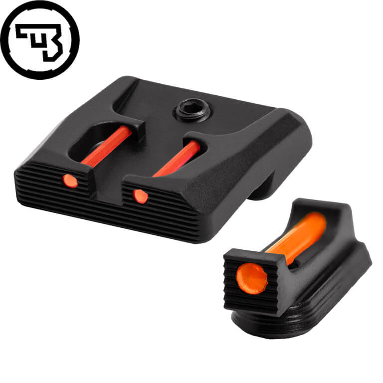CZ P-07, CZ P-09 fiksni set nišana s fiber optikom | tip B