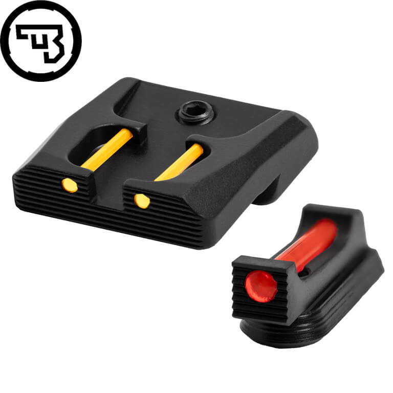 CZ P-07, CZ P-09 fiksni set nišana s fiber optikom | tip B