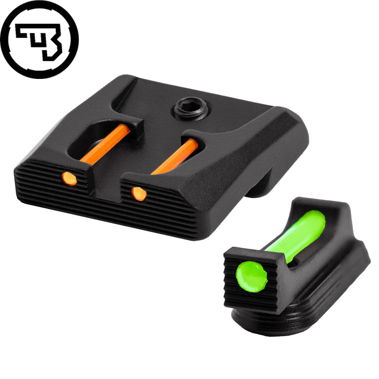 CZ P-07, CZ P-09 fiksni set nišana s fiber optikom | tip B