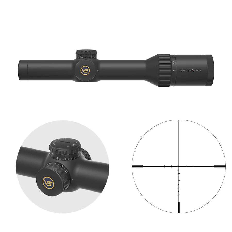 Vector Optics Continental 1-10x24i ED Fiber optički ciljnik
