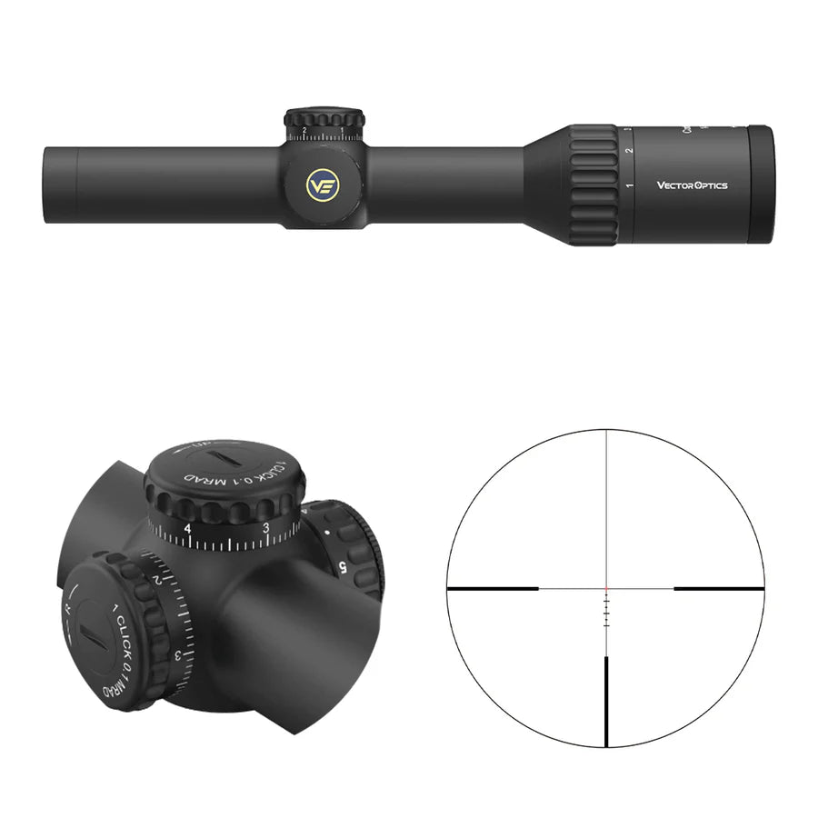 Vector Optics Continental x6 1-6x24i Fiber optički ciljnik