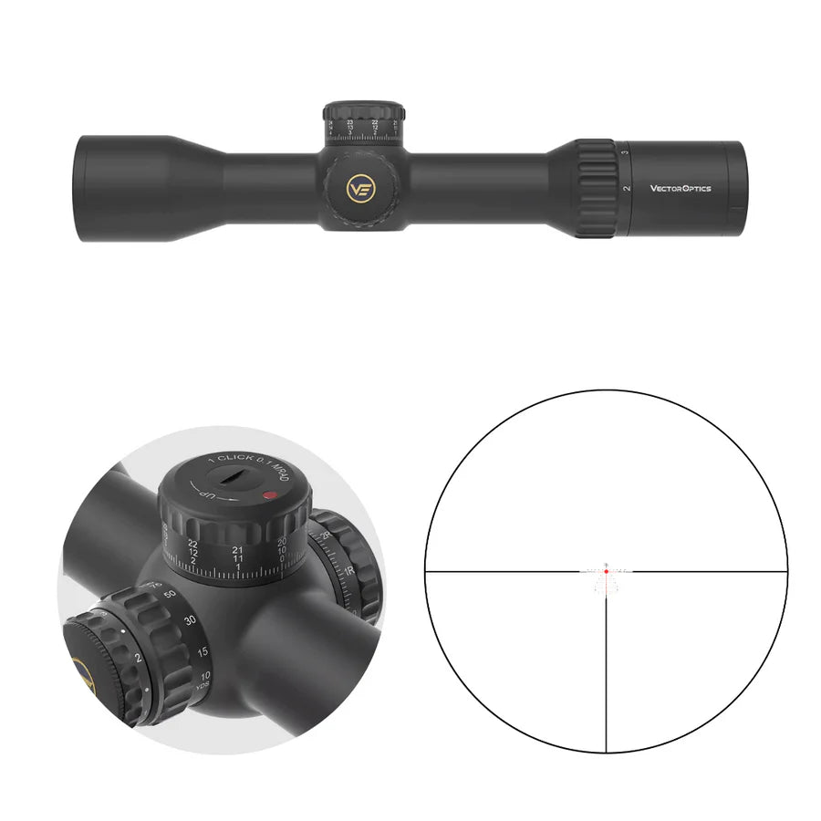 Vector Optics Continental x6 2-12x44 CTR MPVO optički ciljnik