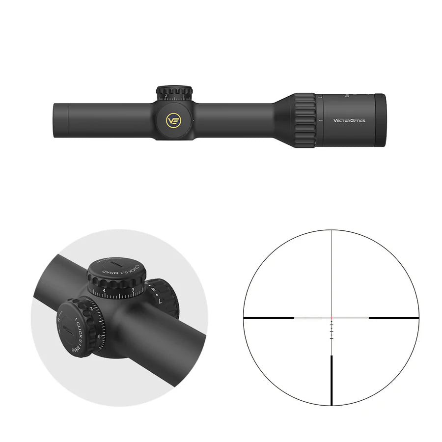 Vector Optics Continental x8 1-8x24SFP ED Fiber optički ciljnik