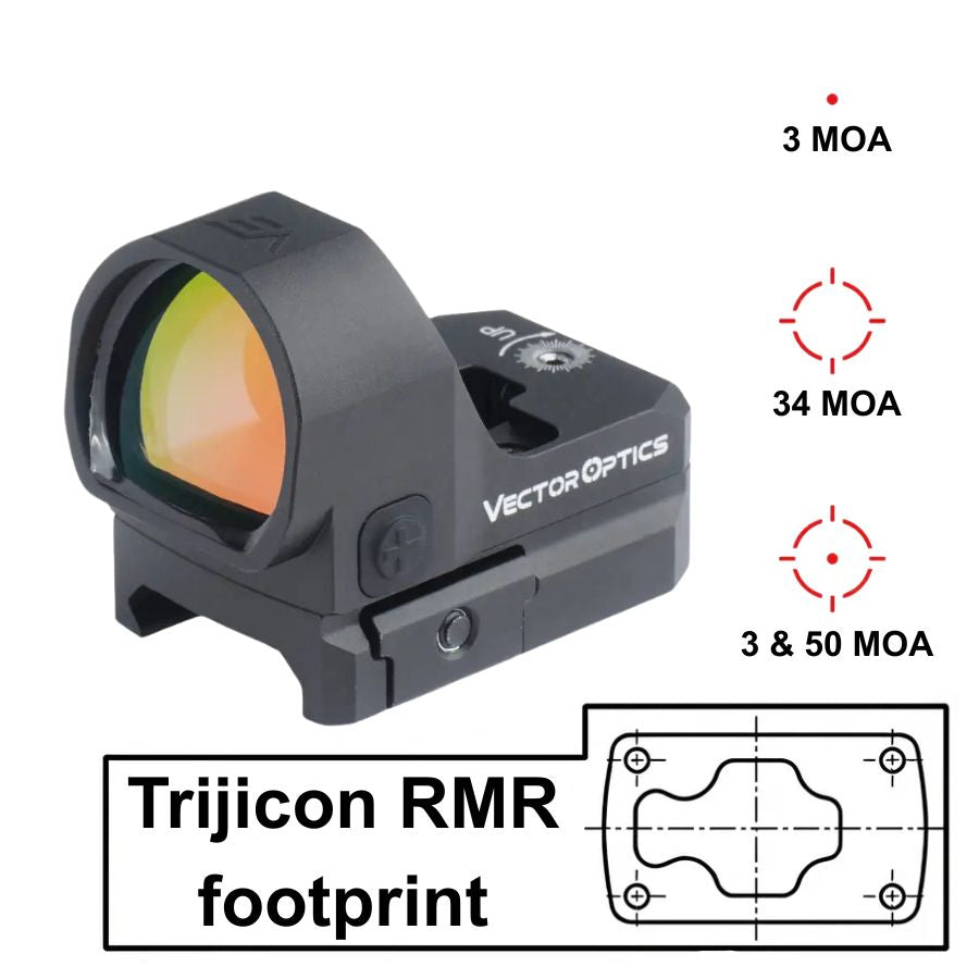 Vector Optics Frenzy 1x22x26 MOS MRS red dot ciljnik