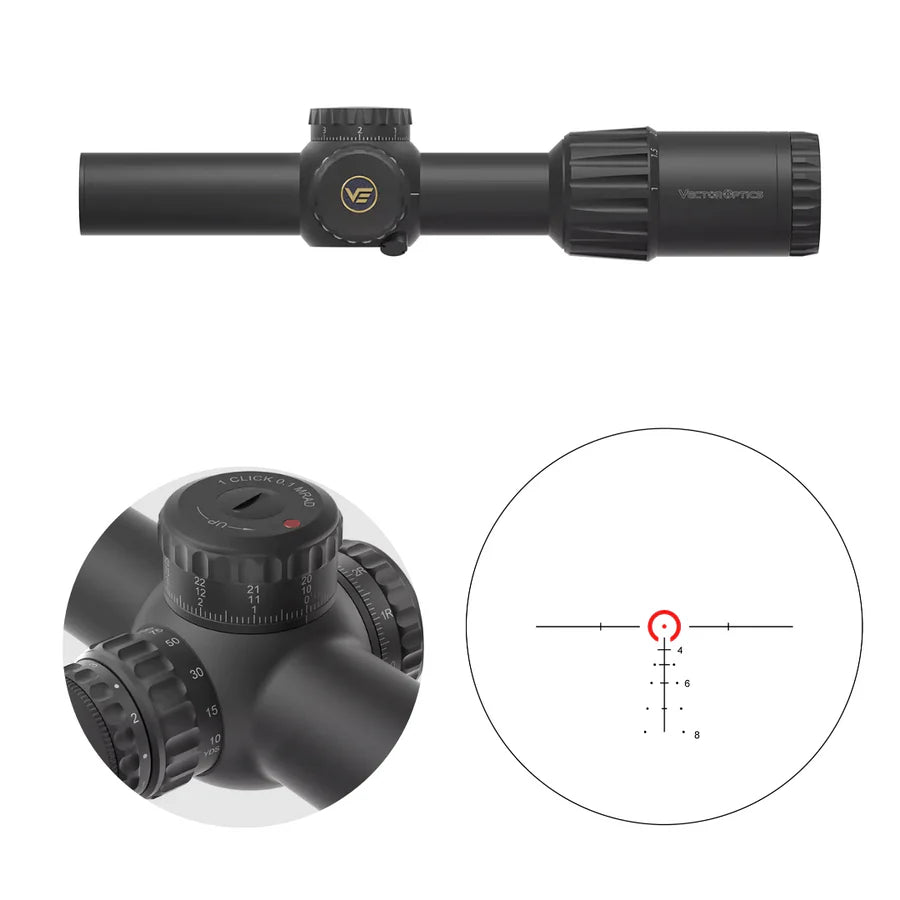 Vector Optics TAURON 1-6x24 SFP optički ciljnik