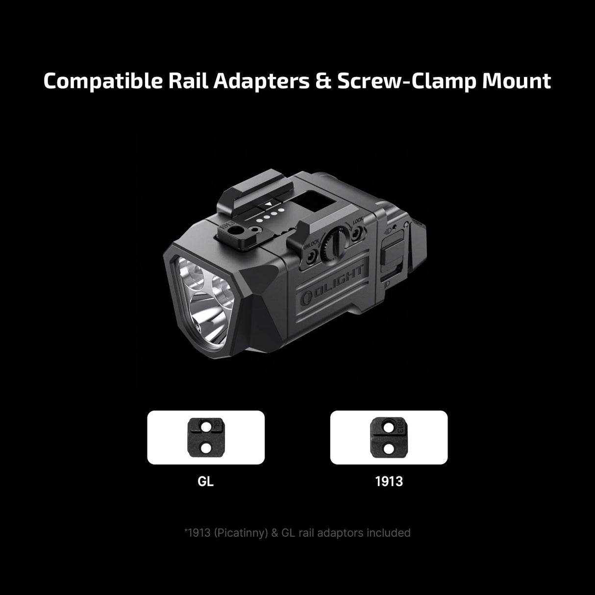 Olight PL X | svjetlo za pištolj | 1.200 lm