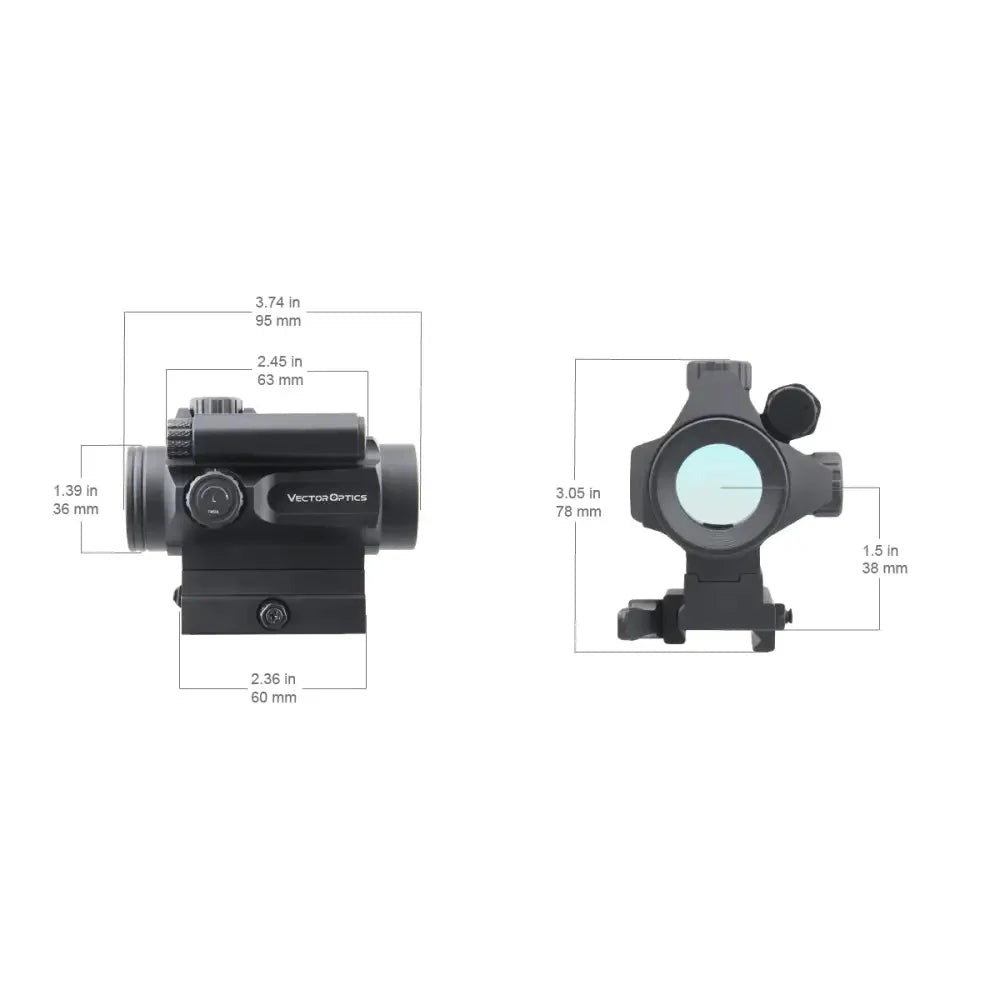 Vector Optics Nautilus 1x30 nišan Double Reticle red dot ciljnik Vector Optics