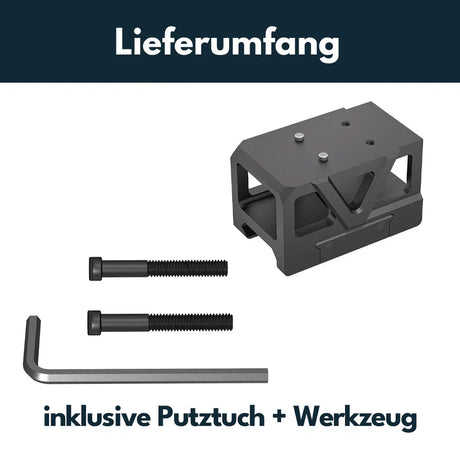 Picatinny montaža za red dot s raiserom [32 mm] | C-More RTS footprint 