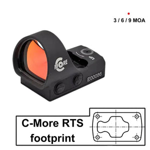 Red dot ciljnici s C-More RTS footprint