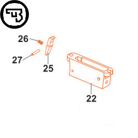 CZ 457 vodilica spremnika kompletna