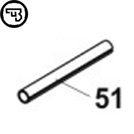 CZ P-07, CZ P-09 umetni stražnji nišan klin | part #51