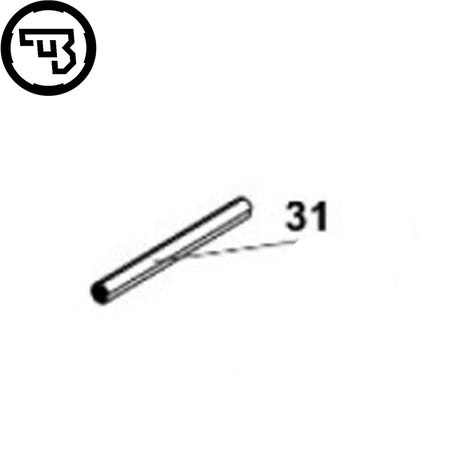 CZ P-10 umetnička stražnji nišan spiralni klin | dio #31