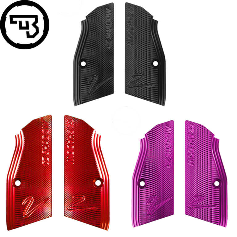 CZ Shadow 2, CZ TS 2, CZ 75B & SP-01 kratki alu CZ rukohvati