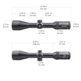 Vector Optics Continental 2-12x50 SFP puškarski ciljnik 