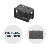 Picatinny montaža za red dot s povišenjem [32 mm] | C-More RTS footprint