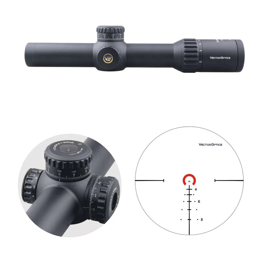 Vector Optics Continental x6 1-6x28FFP optički ciljnik