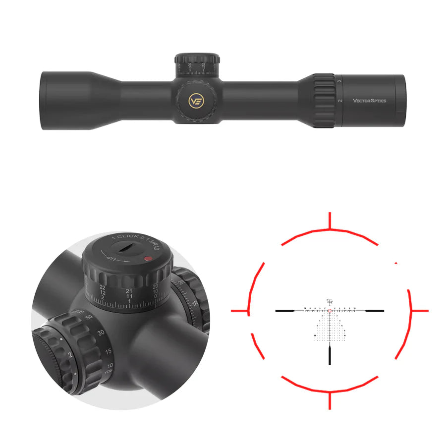 Vector Optics Continental x6 2-12x44 RAR optički ciljnik