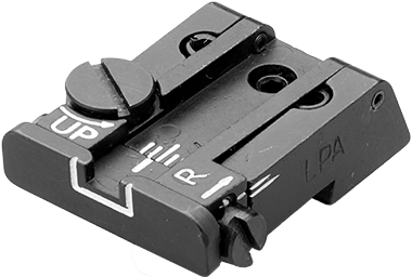 CZ P-10 podesivi stražnji nišan | bijele linije