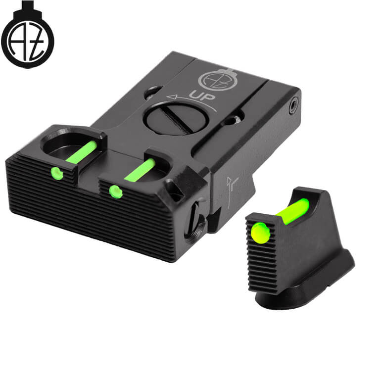 CZ 75B, CZ P-01, CZ 75 SP-01 adjustable sight set with fiber optics | type B