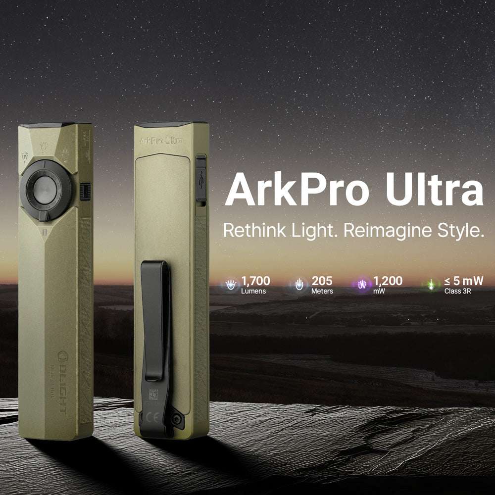 Olight ArkPro Ultra | ravna 4-u-1 EDC svjetiljka | 1.700 lm