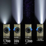 Olight ArkPro Ultra | ravna 4-u-1 EDC svjetiljka | 1.700 lm