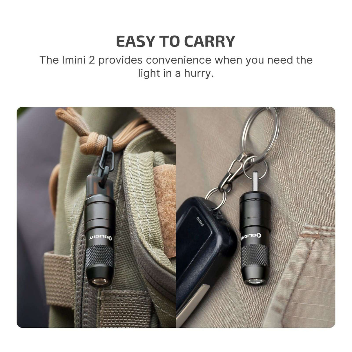 Olight imini 2 | mini punjiva privjesna svjetiljka | 50 lm