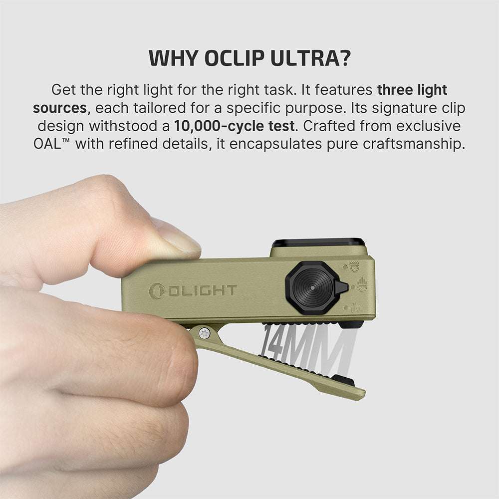 Olight Oclip Ultra | 3-u-1 clip-on EDC svjetiljka | 530 lm
