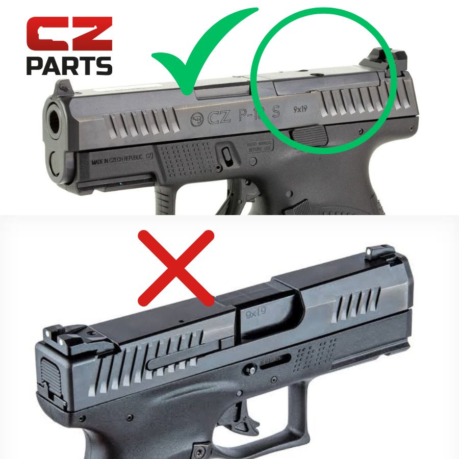 CZ P-10 OR adapter pločica | Docter footprint 