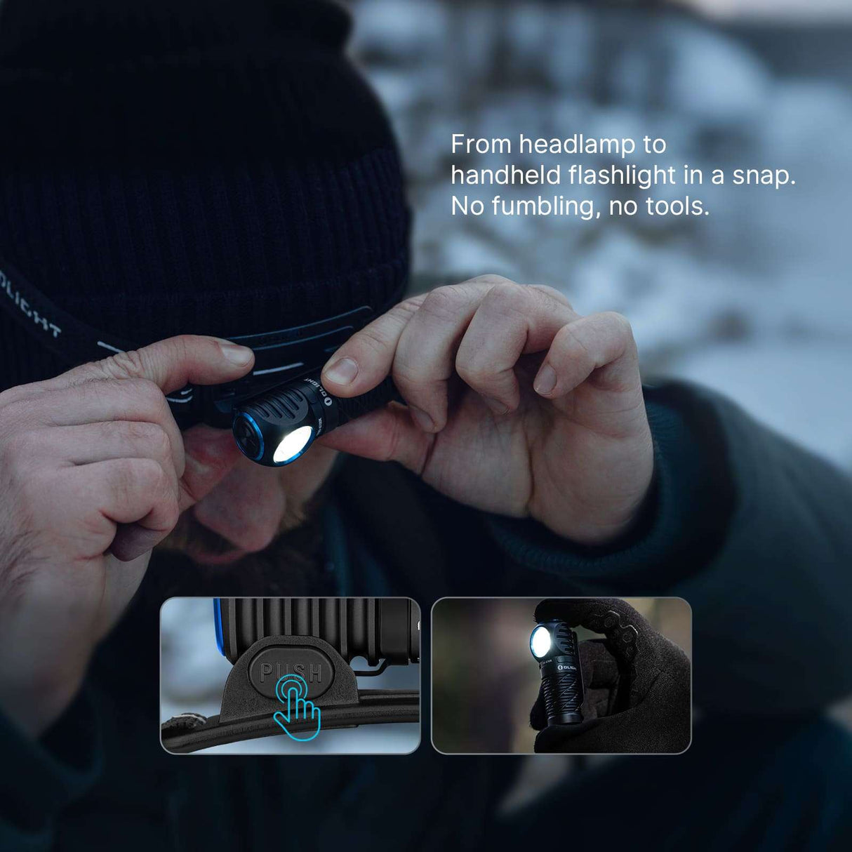 Olight Perun 3 Mini | punjiva naglavna svjetiljka | 1.250 lm