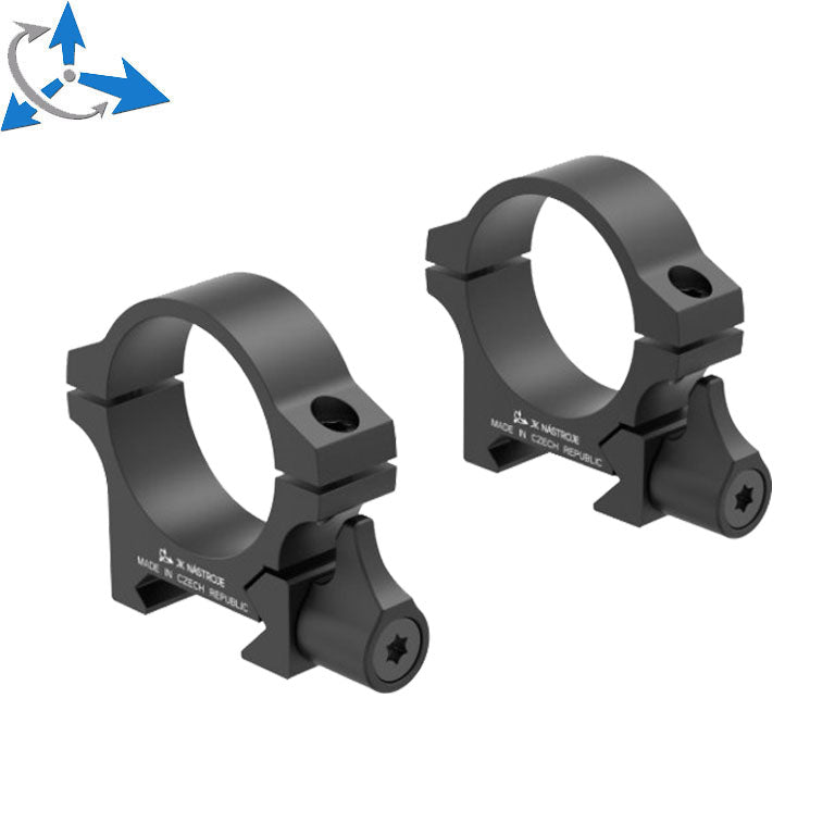 30mm prsteni za optiku | Picatinny baza s polugom JK-N